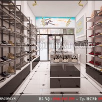 Thiết kế shop giày store Đức Huy - chị Quỳnh